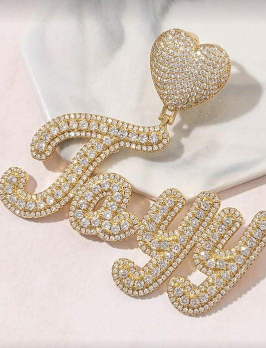 Heart Shaped Letter Pendant