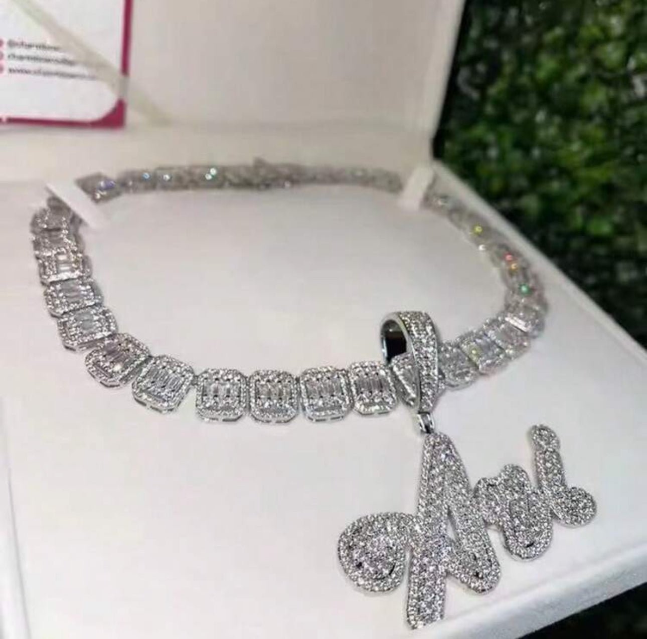 Custom Calligraphy Bubble Pendant